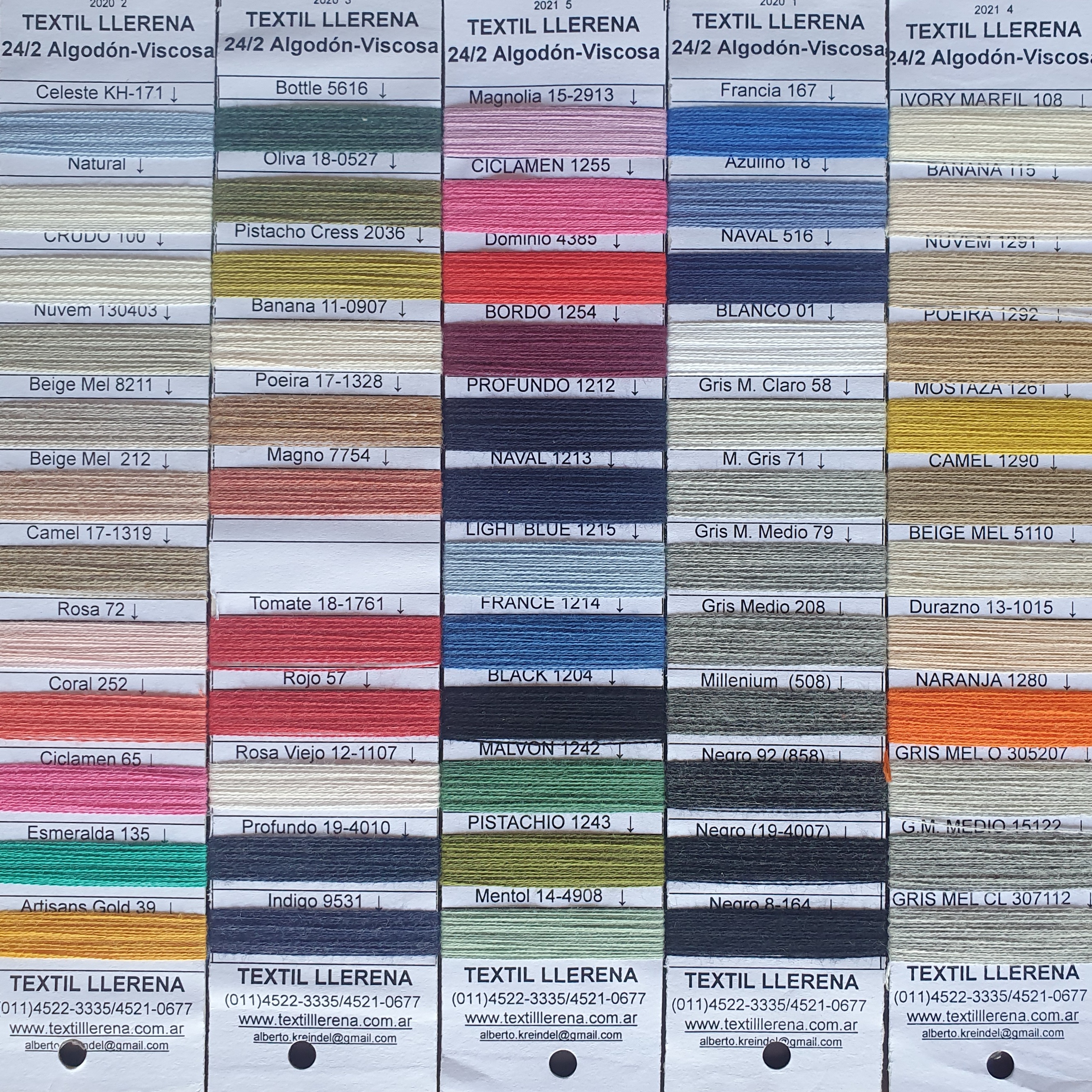 algodon viscosa 24/2